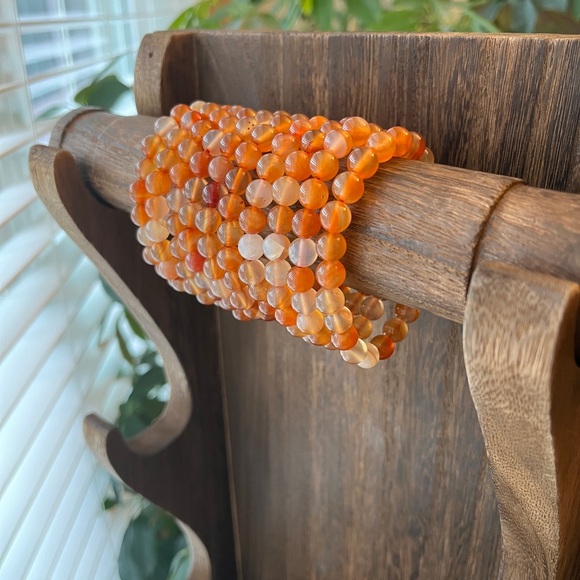Red Agate Bracelet (one) - Picture 3 of 4